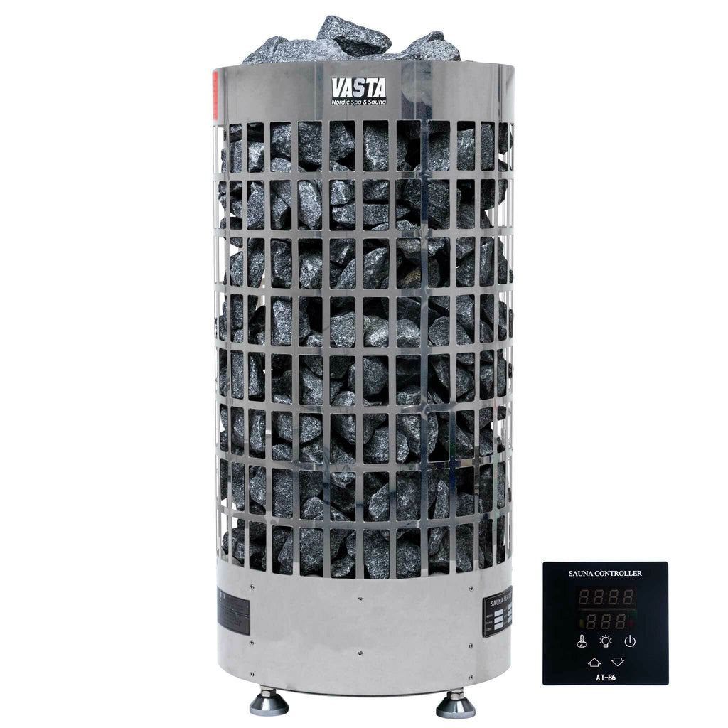 Vasta Saunaofen elektrisch Ignite 6kw, separate regelung, 5-8m3, stahl