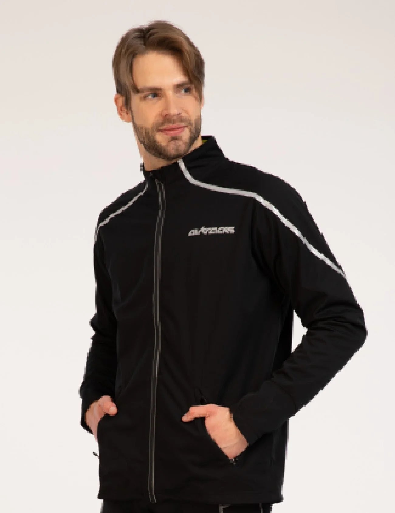 Giacca termica da ciclismo da uomo - Giacca da corsa Air Tech Nera