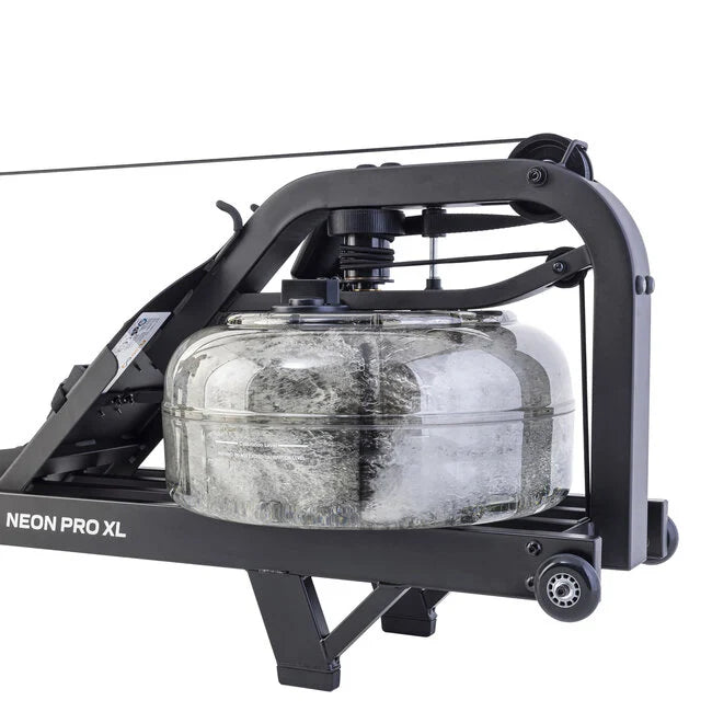 Vogatore ad acqua Fluid Rower Neon PRO XL Nero opaco