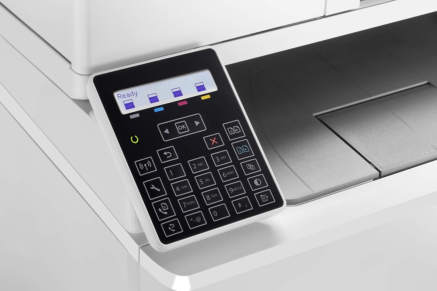 Stampante laser multifunzione a colori HP Color LaserJet Pro MFP 3302fdwg, Fax, Stampa automatica fronte/retro, Touchscreen, Wi-Fi, Ethernet, USB, HP Wolf Pro Security
