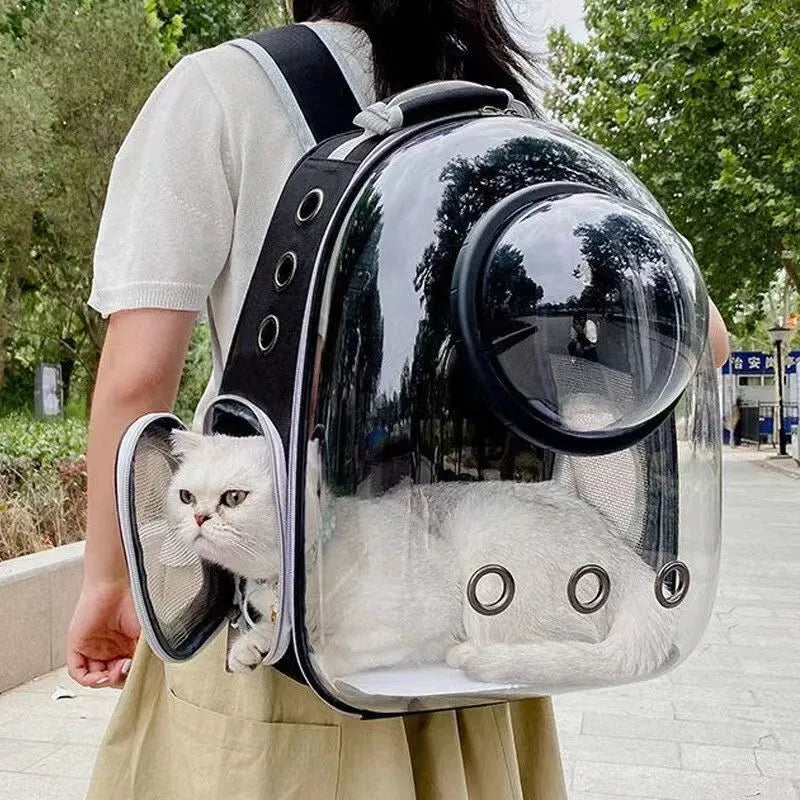 Atmungsaktiver Raumkapsel-Tier-Rucksack für Katzen und Hunde