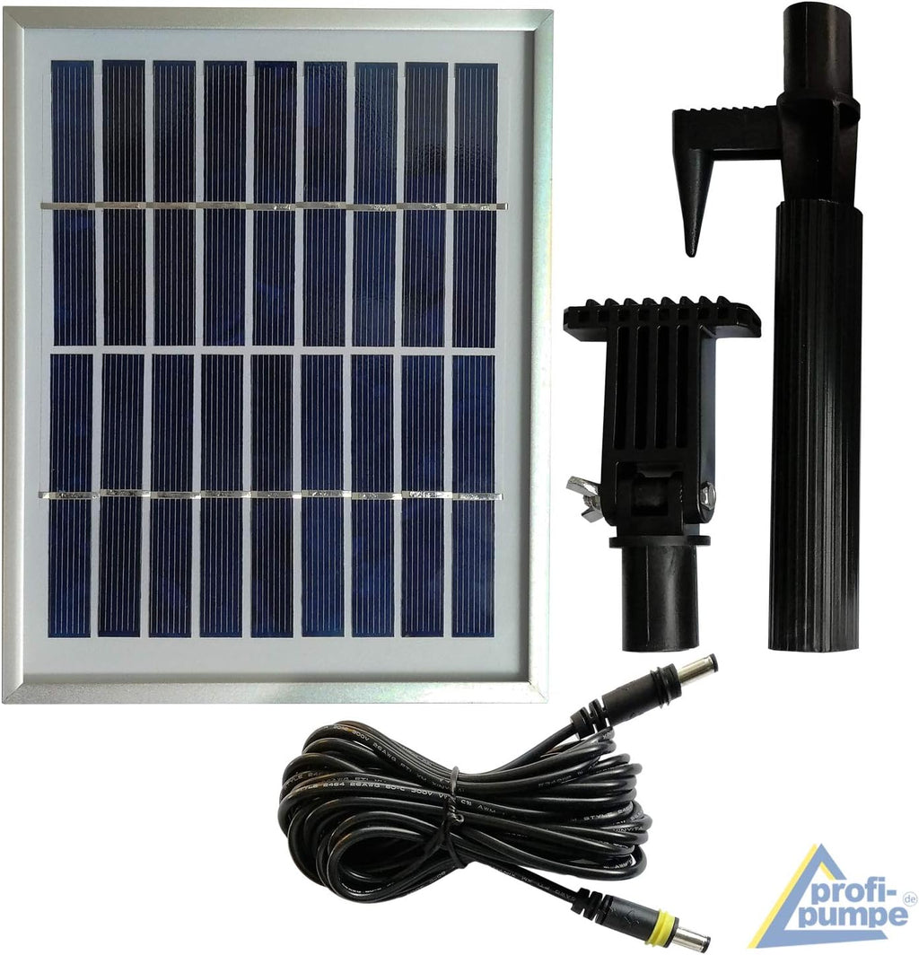 Fontana solare da giardino Bachlauf QUELLBACH II con luce LED/sistema ibrido, FONTANA ORNAMENTALE a 230V, BAGNO PER UCCELLI, CASCATA, LAMPADA DA GIARDINO, POMPA PER STAGNO - GIOCO D'ACQUA per giardino, laghetto da giardino, laghetto