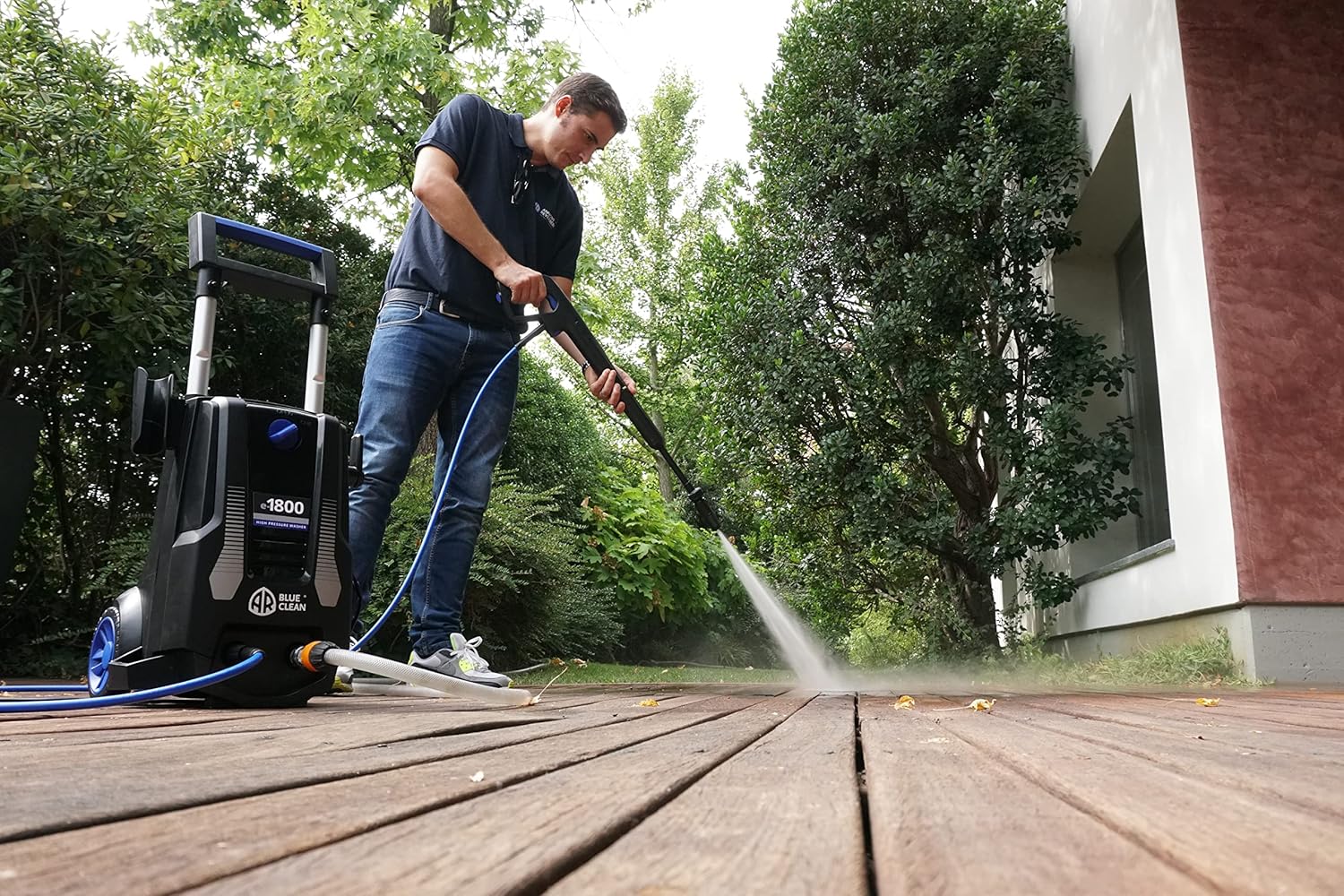 Idropulitrice AR Blue Clean e-4 TWINFLOW con sistema Dualtech (2500 W, 150 bar, 810 l/h)