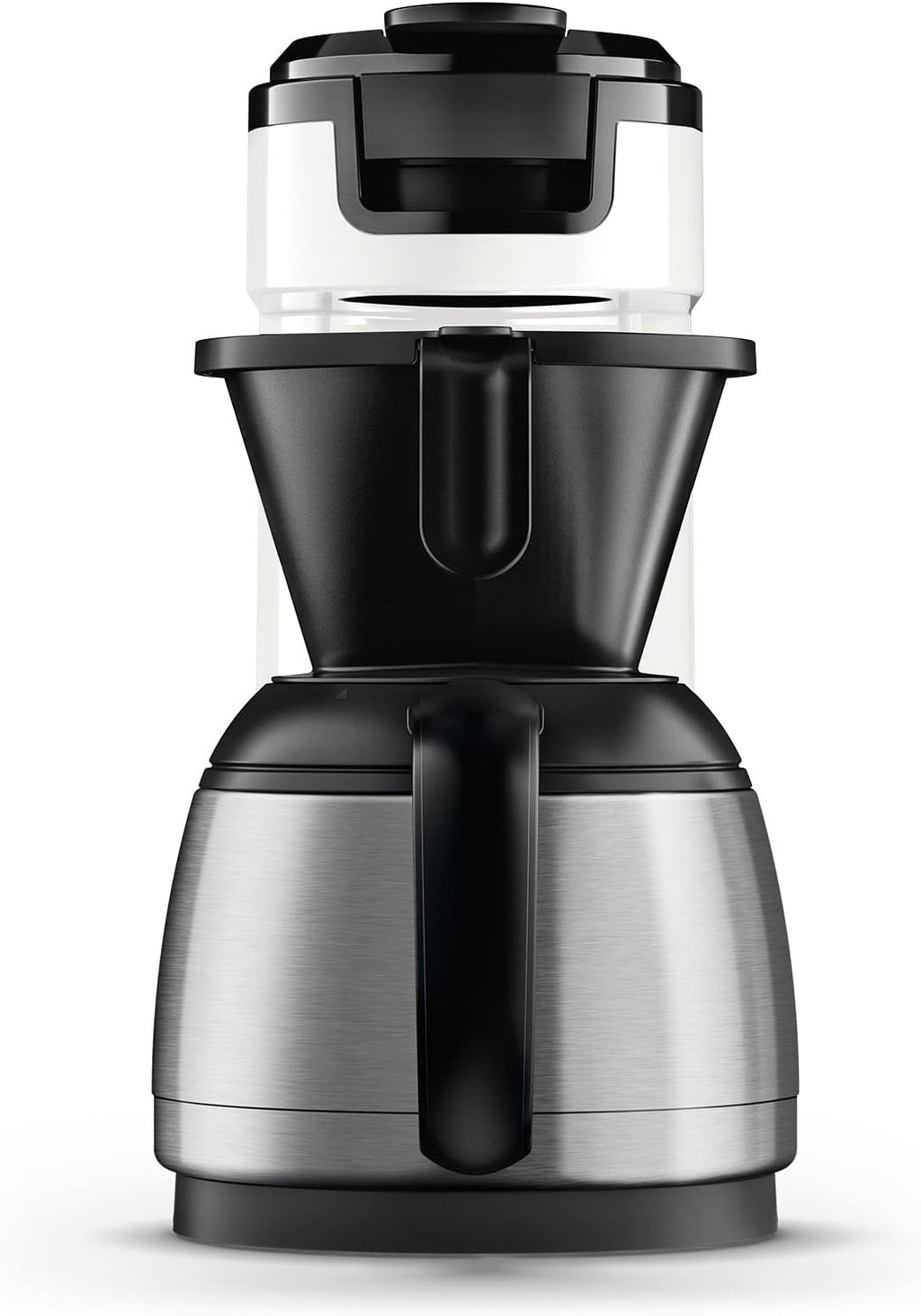 Philips Senseo Switch Macchina da caffè con cialde e filtro, Tecnologia di erogazione 2 in 1, Serbatoio dell'acqua da 1 litro, 7 tazze in un solo ciclo, Nero lucido (HD6592/64)