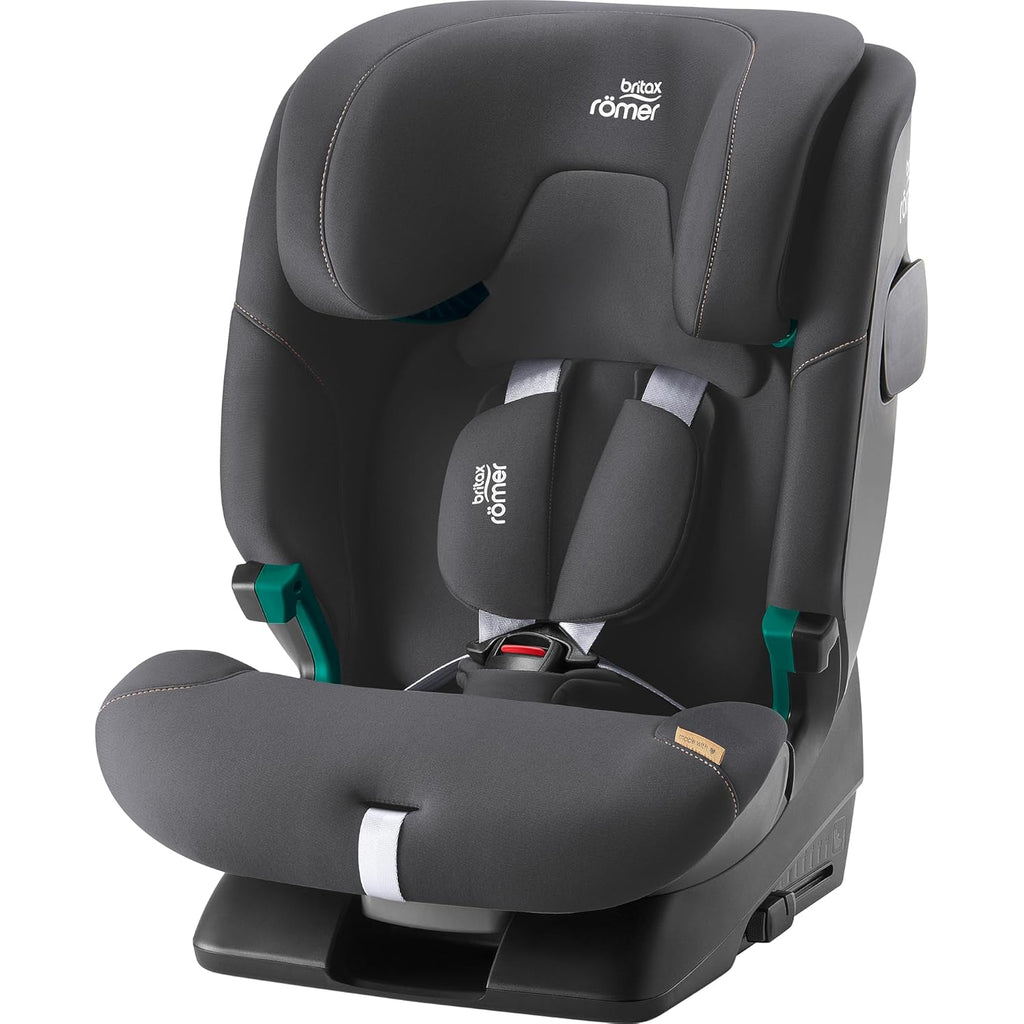 BRITAX RÖMER Seggiolino auto ADVANSAFIX 2 Z-LINE, per bambini da 76-150 cm (i-Size) con e senza ISOFIX, 15 mesi a 12 anni, Space Black