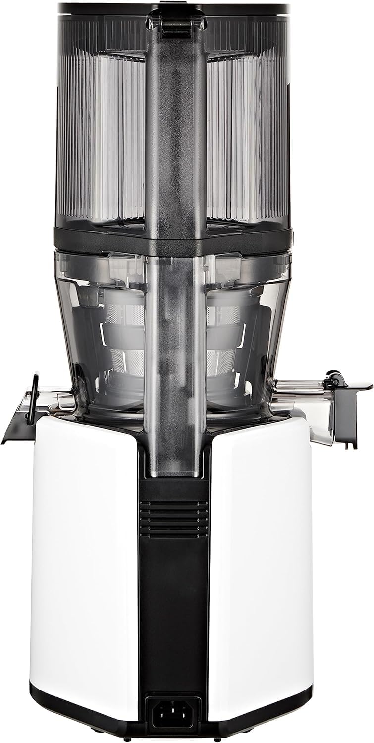 HUROM | Estrattore di succo per frutta e verdura | Slow Juicer | H320N | Spremiagrumi elettrico a freddo | Motore silenzioso | Facile da pulire | Con caraffa grande e filtro a setaccio da 2L | 200 Watt | Senza BPA | Nero
