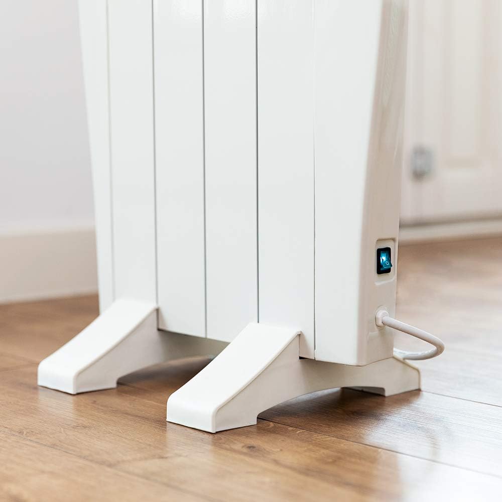 Cecotec Flachheizkrper mit Fernbedienung ReadyWarm 2500 Thermal. 1800 W, 12 Elemente aus Aluminium, LCD-Bildschirm, 3 Heizungsmodi, Timer, Slim Design, berhitzungsschutz Overprotect System