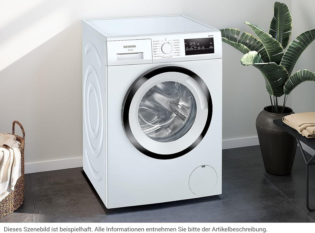 Siemens WG54G106EM iQ500, Waschmaschine 10kg, 1400 U/min, Antiflecken-System, varioSpeed für schneller saubere Wsche, Nachlegefunktion, wscheschonend, LED-Display, aquaStop, Amazon Exclusive Edition