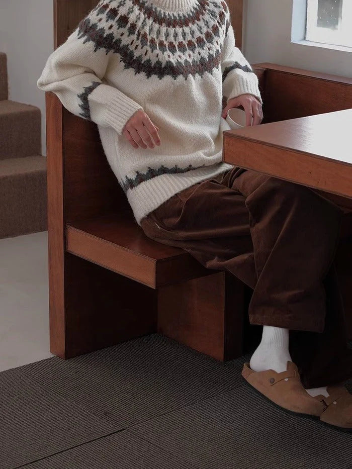 Maglione girocollo vintage da uomo