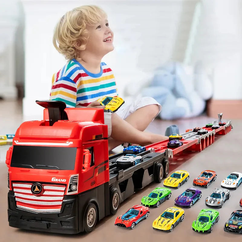 Camion Trasportatore di Auto - Divertimento in Movimento - Camion Giocattolo