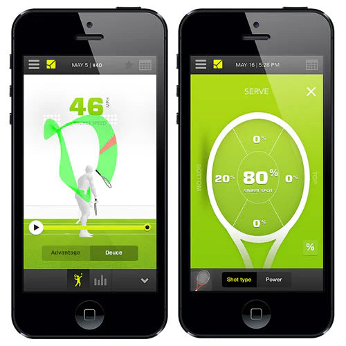 Sensore Zepp Tennis 3D per l'analisi dello swing
