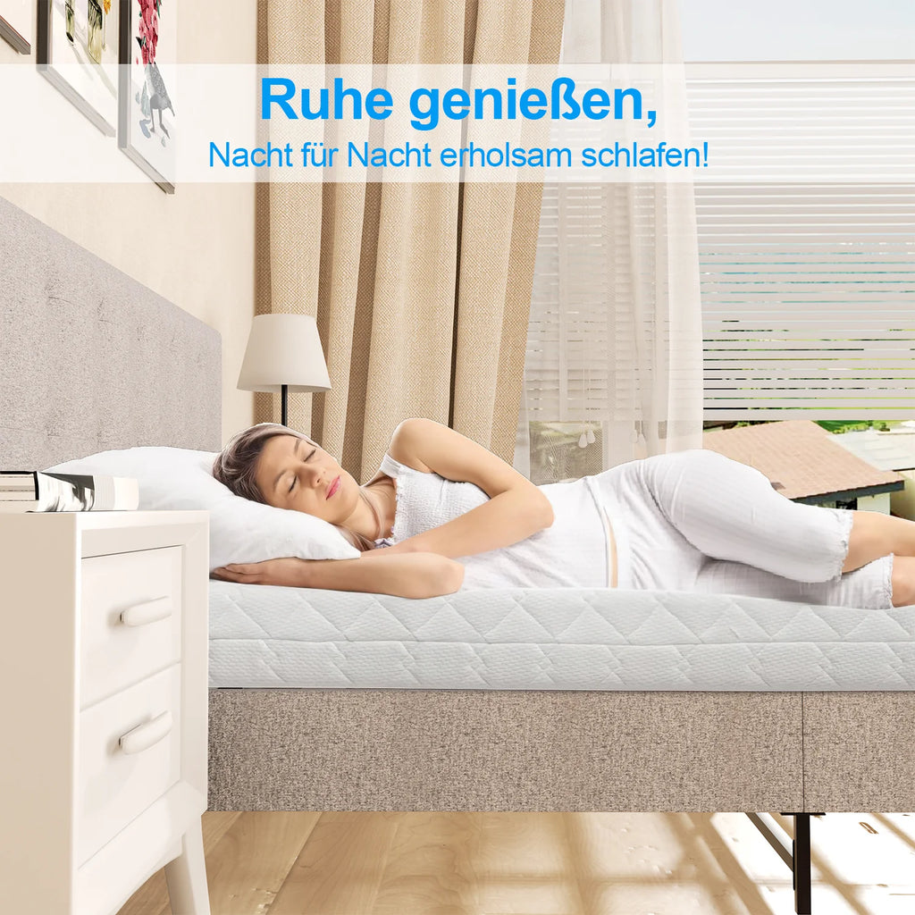 Sonnewelt Polsterbett bettgestell mit Kopfteil Weichem Stoff
