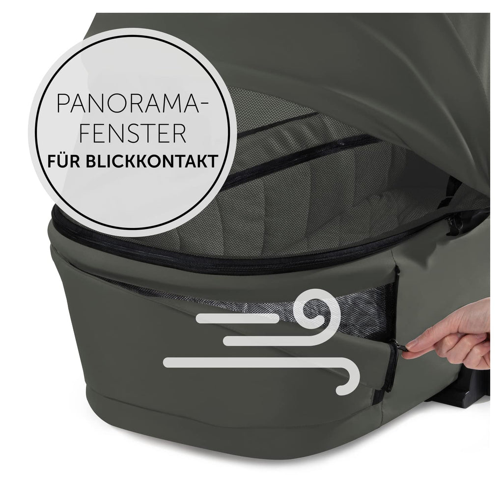 hauck Kinderwagen mit Beindecke Walk N Care ab Geburt bis 22 kg mit Liegefunktion, Becherhalter, Sitz Wendbar & Höhenverstellbar, Gummireifen, Teleskopgriff, UPF 50+, Zusammenklappbar (Dark Navy Blue9