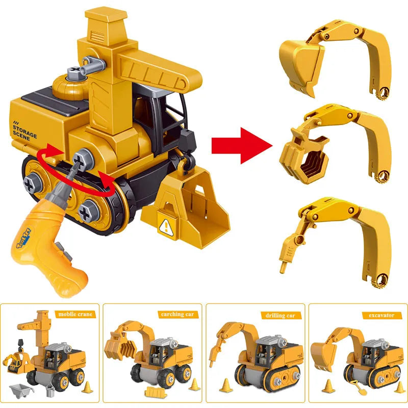 Set da Ingegnere Mastro Costruttore - Kit da Costruzione per Principianti - Giocattolo da Cantiere