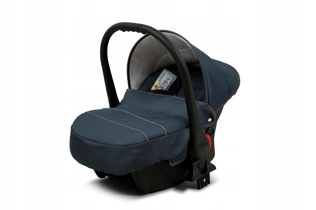 BabyLux Largo 2-in-1 Baby Kinderwagen Tief und Kinderwagen mit Zubehör Verstellbar und faltbar Aluminiumkonstruktion Wasserdicht Nicht abnehmbare Räder Brown Cream White Frame