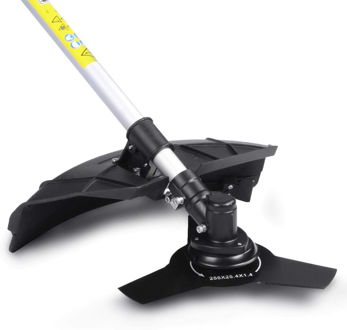 BRAST® Motorsense Benzin 3.0 PS 2 in 1 Gerät Freischneider Rasentrimmer Rasenmäher 52cm³