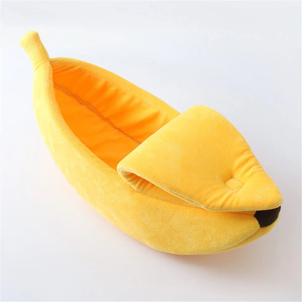 Accogliente letto a banana per gatti – Il posto perfetto per dormire per il tuo felino domestico