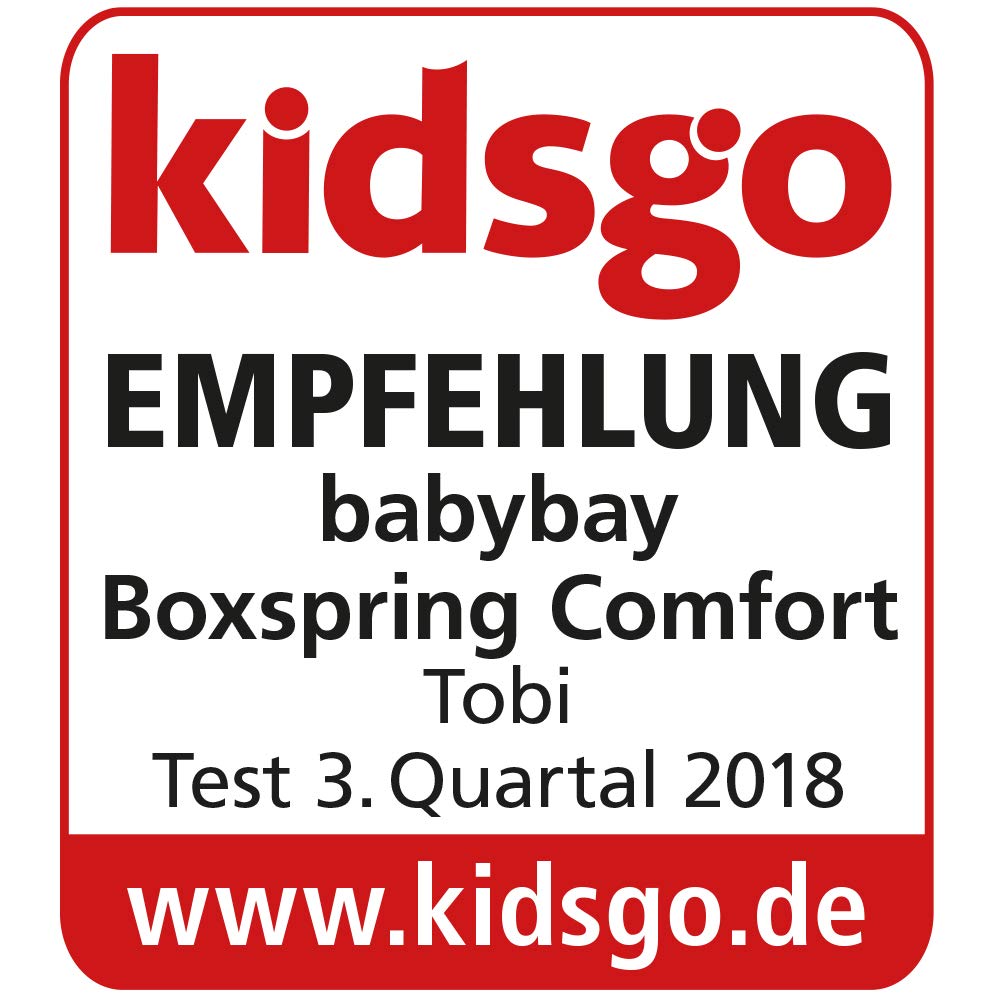 babybay Original Lettino da affiancare in massello di faggio / compatto e trasformabile / Altezza regolabile senza livelli preimpostati ed ecologico / Lettino evolutivo (laccato bianco) / Materasso incluso
