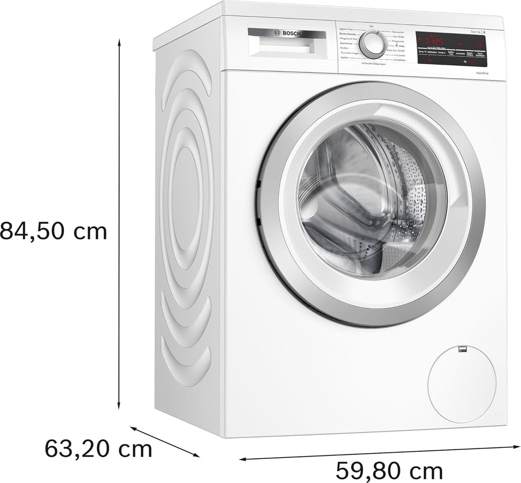 BOSCH WAN28127 Lavatrice Serie 4, a carica frontale, capacità 8 kg, 1400 giri/min, Iron Assist, Active Water Plus, EcoSilence Drive, Speed Perfect, bianco, 60 cm
