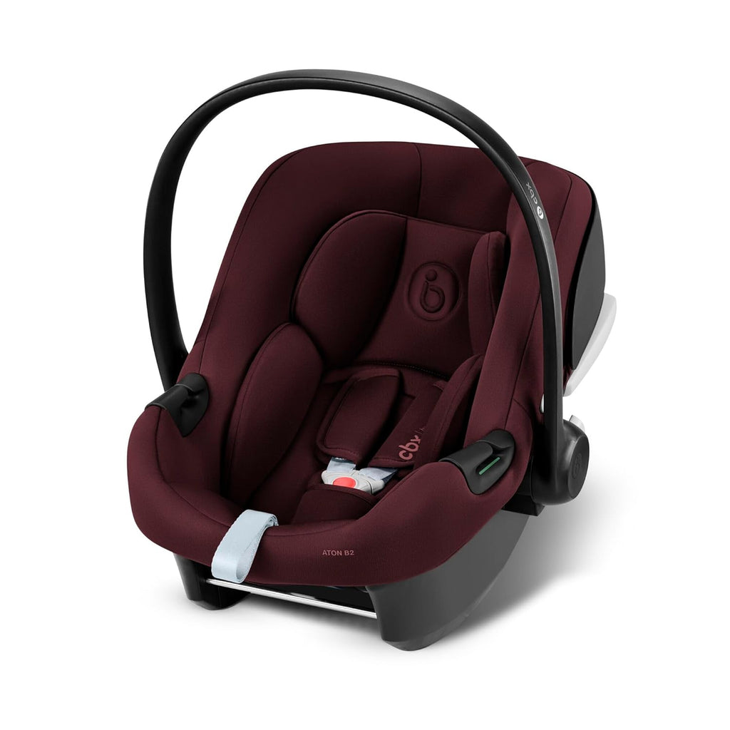 CBX by CYBEX Seggiolino Auto Aton B2 i-Size, Dalla nascita fino a ca. 24 mesi, Max. 13 kg, Inclusivo riduttore neonato, Compatibile con SensorSafe, Rosso