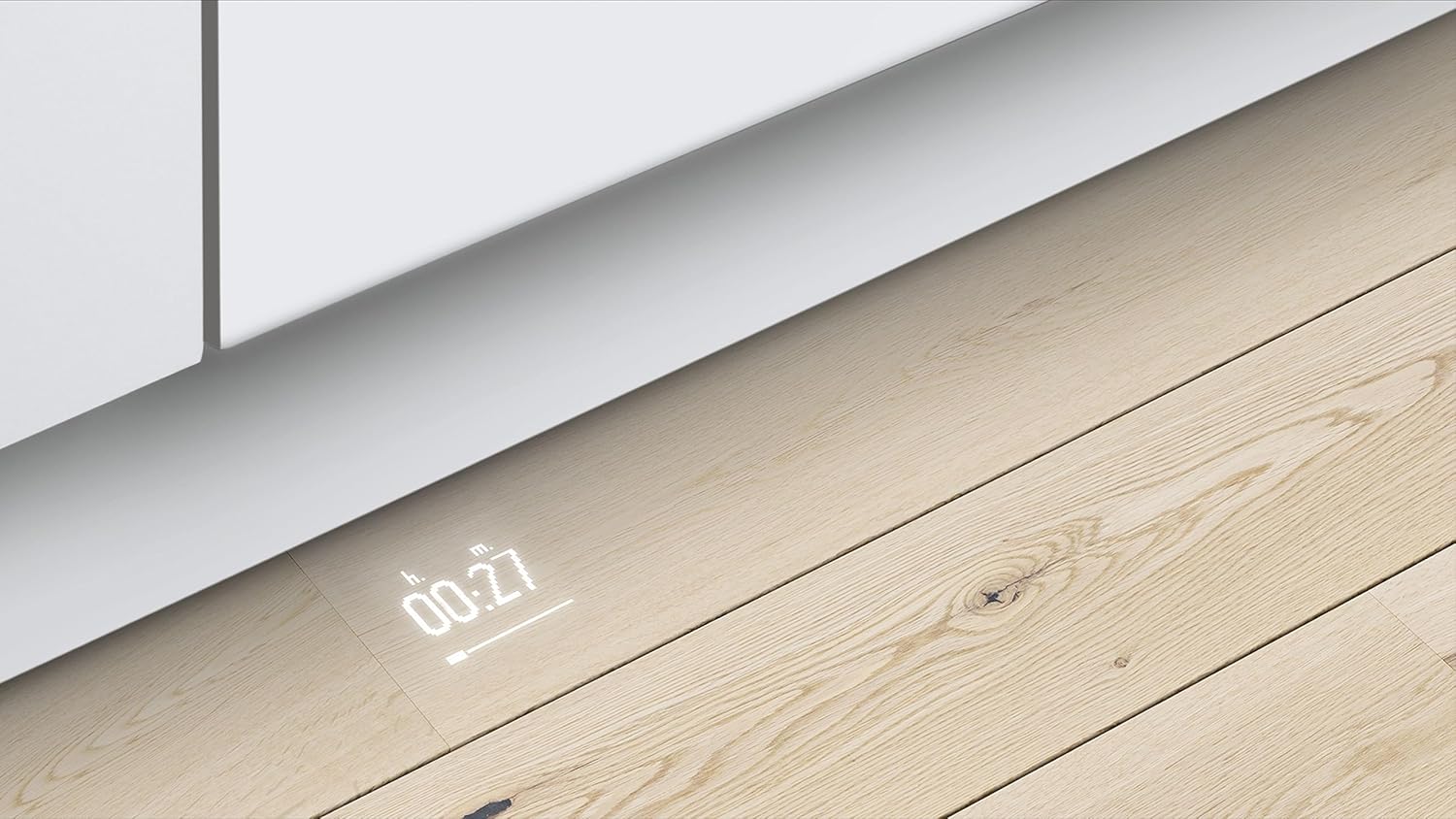 Bosch SPV2IKX10E Serie 2 Lavastoviglie smart a scomparsa totale, larghezza 45 cm, Cestello posate, Extra Asciugatura con la pressione di un pulsante, InfoLight punto luce rosso sul pavimento, AquaStop protezione dai danni causati dall'acqua, Bianco