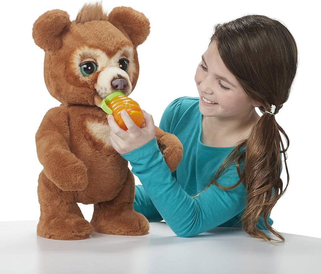 FurReal Cubby, il mio orsetto interattivo, orsetto di peluche, da 4 anni in su Marrone