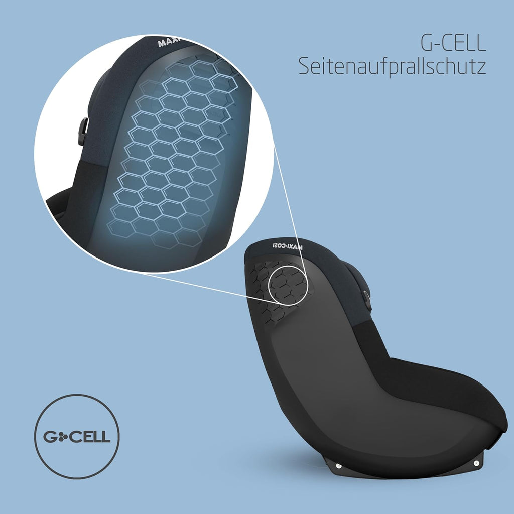 Maxi-Cosi Pebble 360 Pro, Seggiolino auto reclinabile SlideTech, da 0 a 15 mesi, da 0 a 13 kg, da 40 a 87 cm, per i seggiolini auto girevoli FamilyFix 360 Pro, G-CELL Side Impact Protection, Tonal Graphite