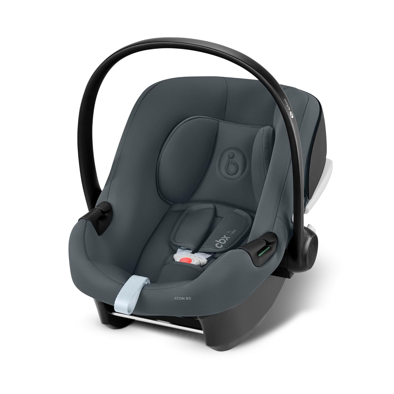 CBX by CYBEX Seggiolino Auto Aton B2 i-Size, Dalla nascita fino a ca. 24 mesi, Max. 13 kg, Inclusivo riduttore neonato, Compatibile con SensorSafe, Rosso