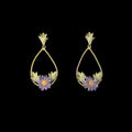 Aster - Orecchini a perno Ovali
