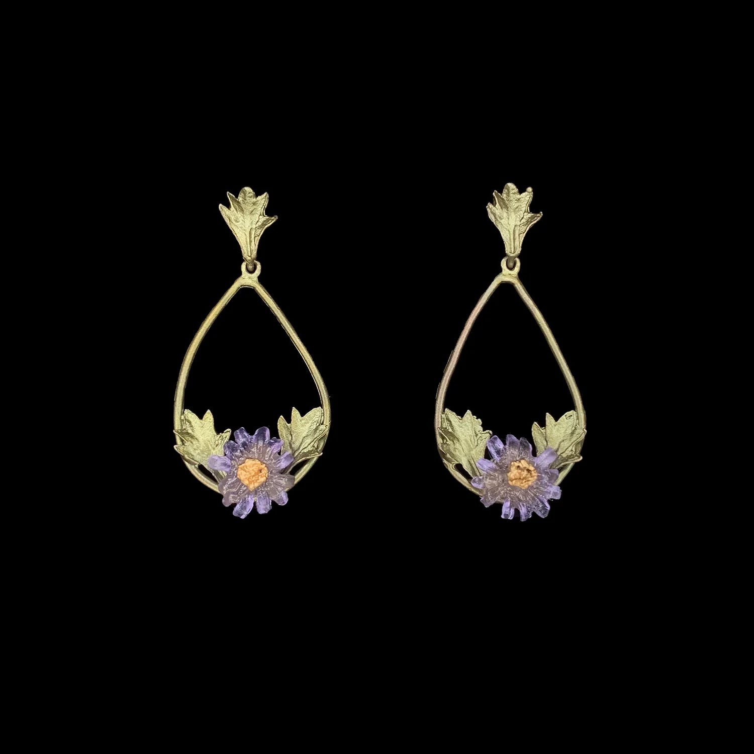 Aster - Orecchini a perno Ovali