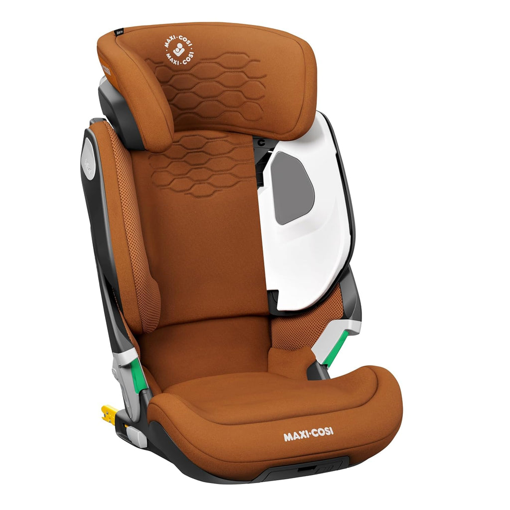 Seggiolino Auto Maxi-Cosi Kore Pro i-Size, 3.5–12 Anni, 100–150 cm, Luce ClickAssist, Altezza/Larghezza Regolabili, Sistema di Protezione Laterale+, Authentic Cognac