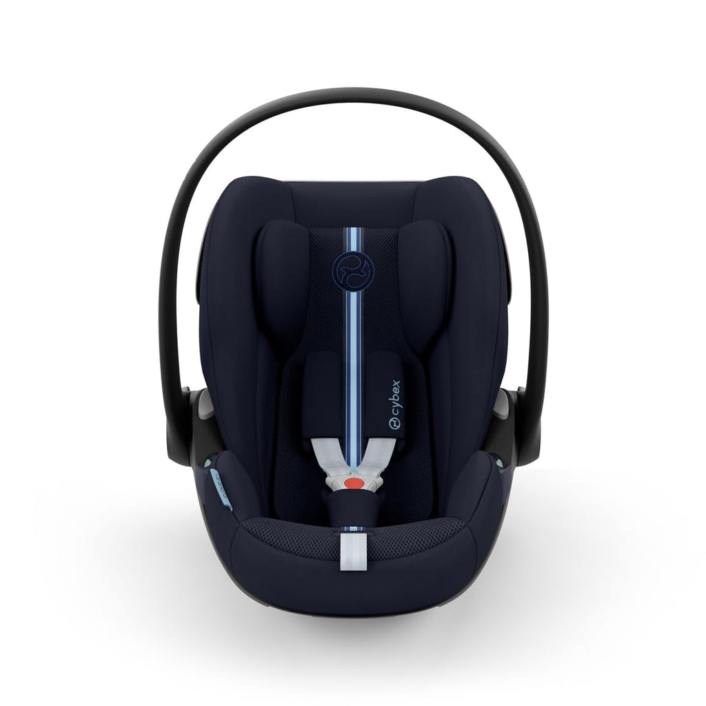 CYBEX Gold Seggiolino auto Cloud G i-Size Comfort, con riduttore per neonato, dalla nascita a circa 24 mesi, per bambini da 40 cm a 87 cm, max. 13 kg, Moon Black