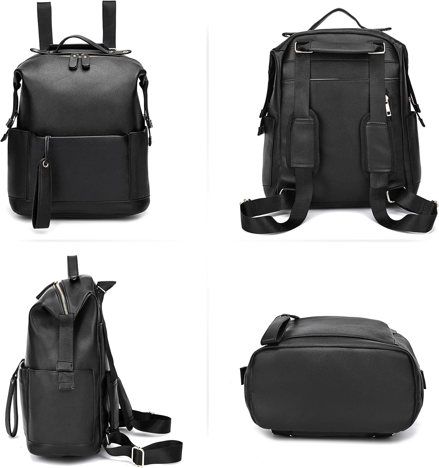ARDIKAMA Diaper Bag Backpack Leather Backpack for Women Travel Dad Mother Outdoor Backpack (2 pieces)