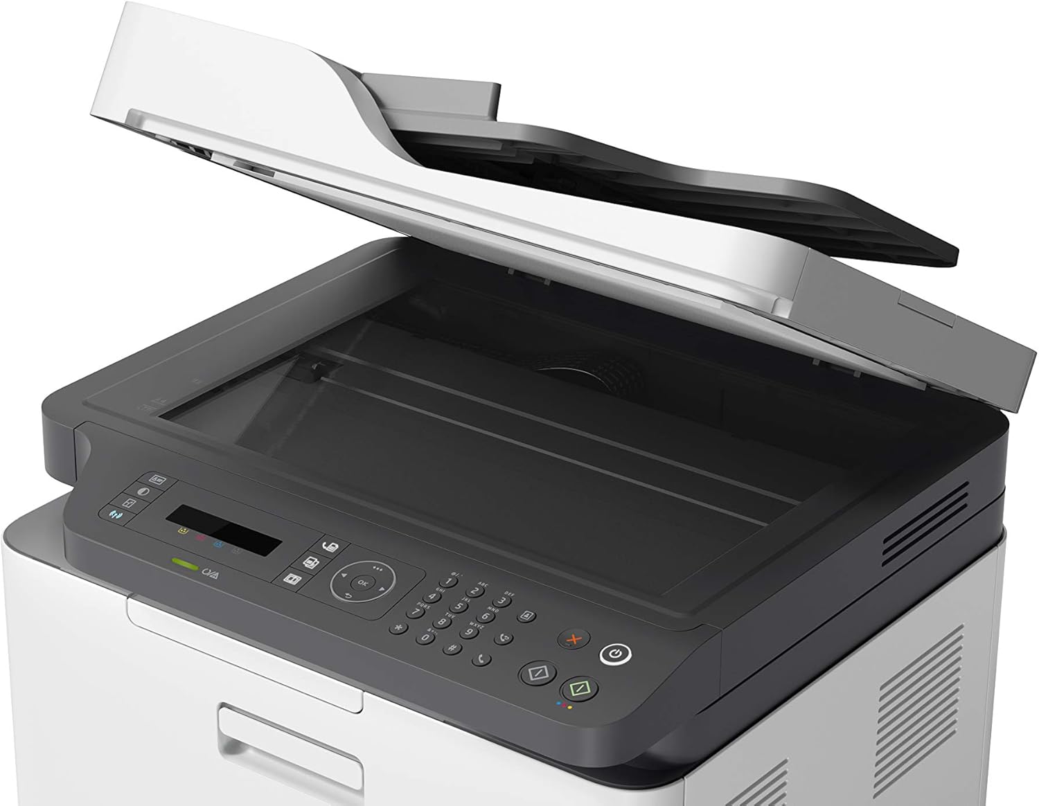 Stampante multifunzione laser a colori HP Color Laser MFP 179fwg, stampa, copia, scansione, fax, alimentatore automatico di documenti, Wi-Fi, Ethernet, USB, app HP Smart