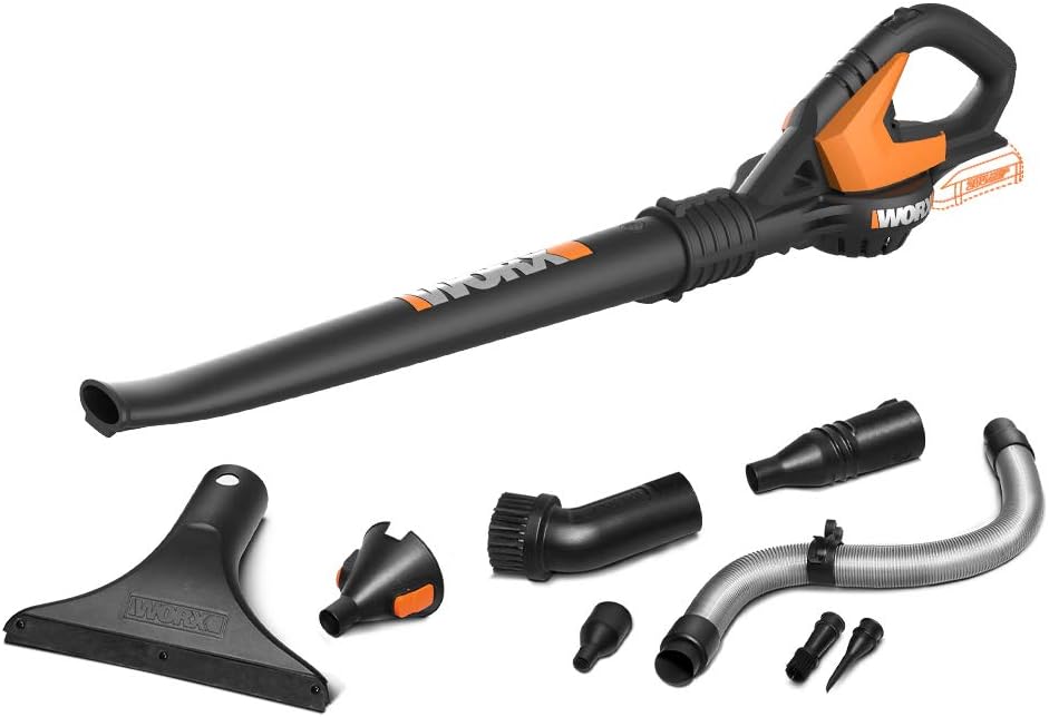 WORX WG545.9 20V Aria per Uso Gravoso al Litio Multiuso Soffiatore/Scopa/Pulitore-Utensile