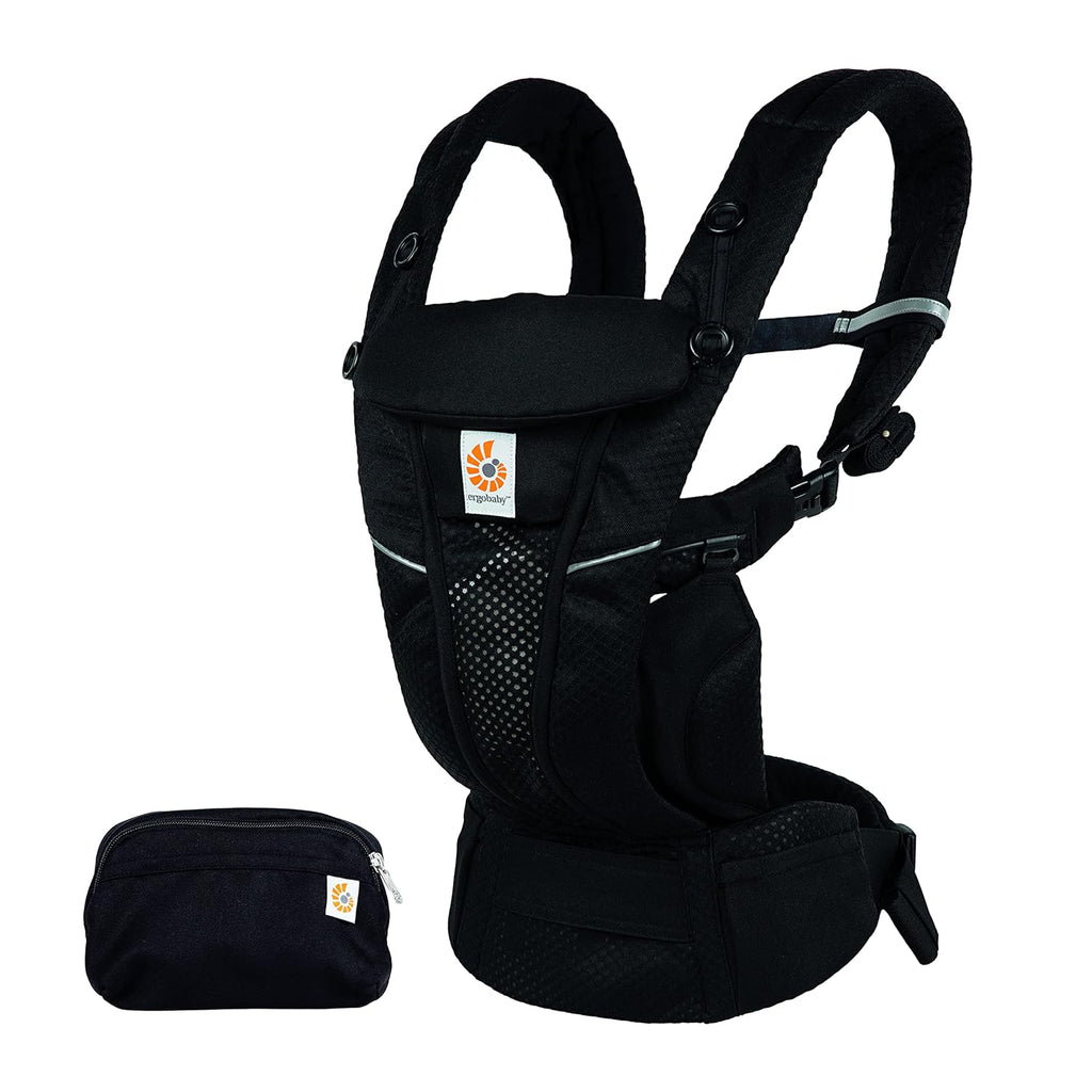 Ergobaby Omni Breeze Marsupio per Neonati dalla Nascita fino a 20 kg, Morbido Mesh SoftFlex a 4 Posizioni, Ergonomico, Porta Bebè, Natural Beige