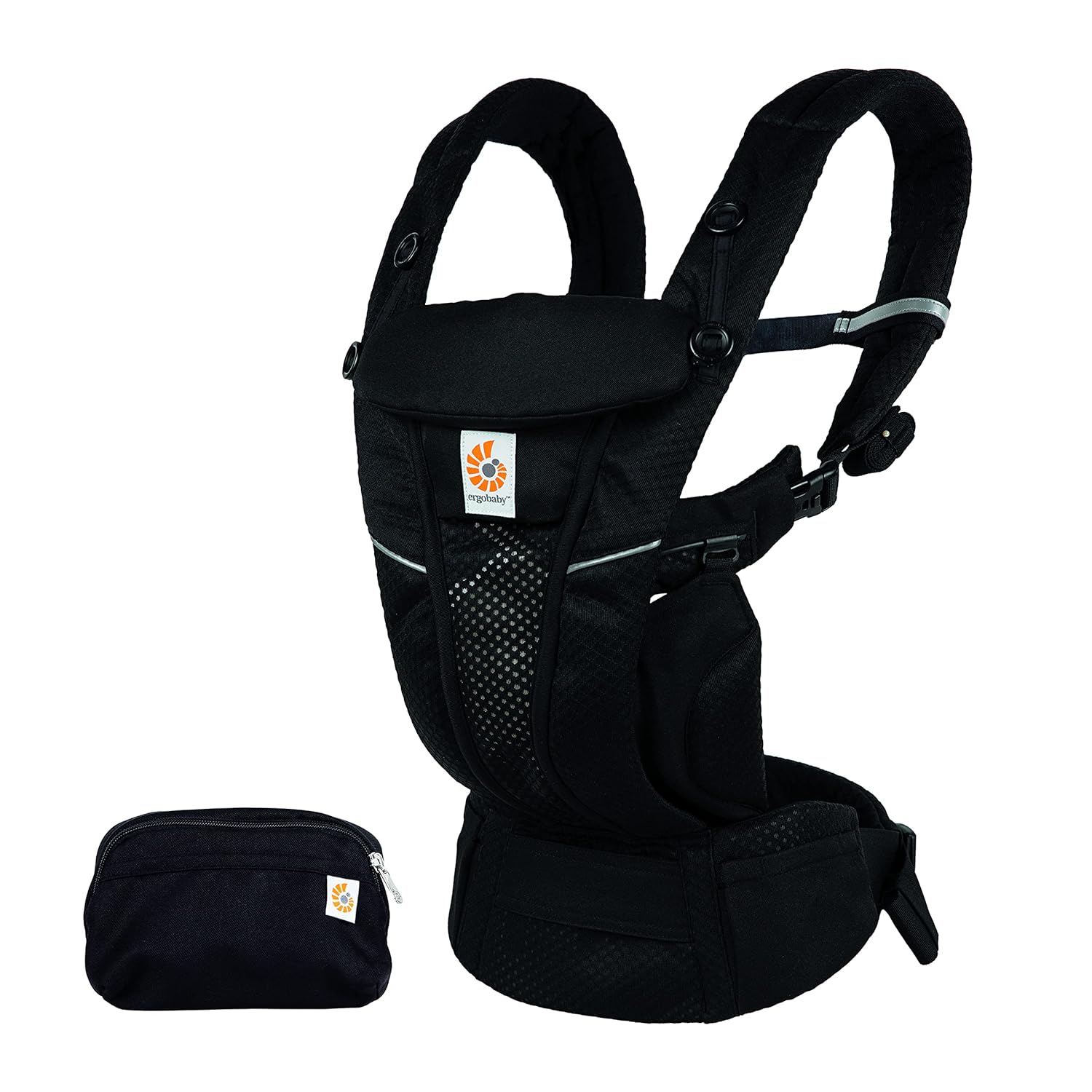 Ergobaby Omni Breeze Marsupio per Neonati dalla Nascita fino a 20 kg, Morbido Mesh SoftFlex a 4 Posizioni, Ergonomico, Porta Bebè, Natural Beige