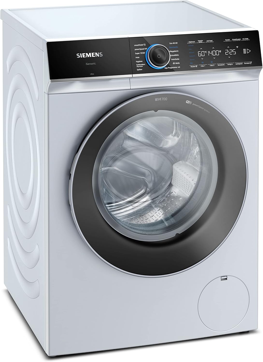 Siemens WG54G106EM iQ500, Waschmaschine 10kg, 1400 U/min, Antiflecken-System, varioSpeed für schneller saubere Wsche, Nachlegefunktion, wscheschonend, LED-Display, aquaStop, Amazon Exclusive Edition