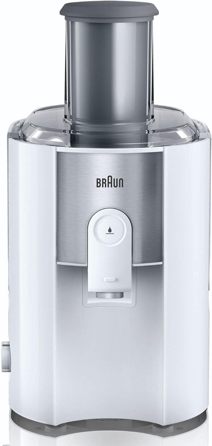 DeLonghi Braun J700 Multiquick 7 Spremiagrumi | Spremiagrumi ad alta potenza | Ampia apertura per il riempimento (75 mm) | Innovativo sistema antigoccia | Potente motore da 1.000 Watt | argento