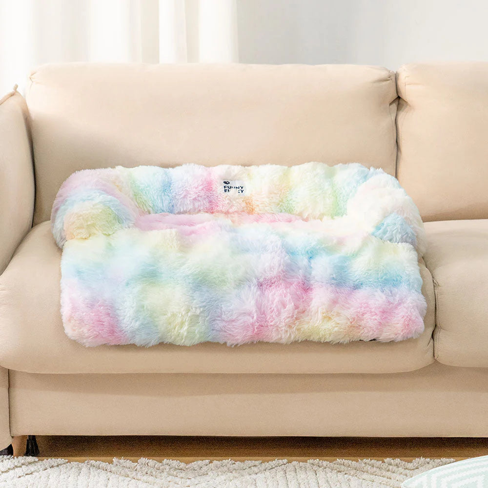 Flauschiges Hundesofabett mit beruhigendem Schutz für Ihr Haustier