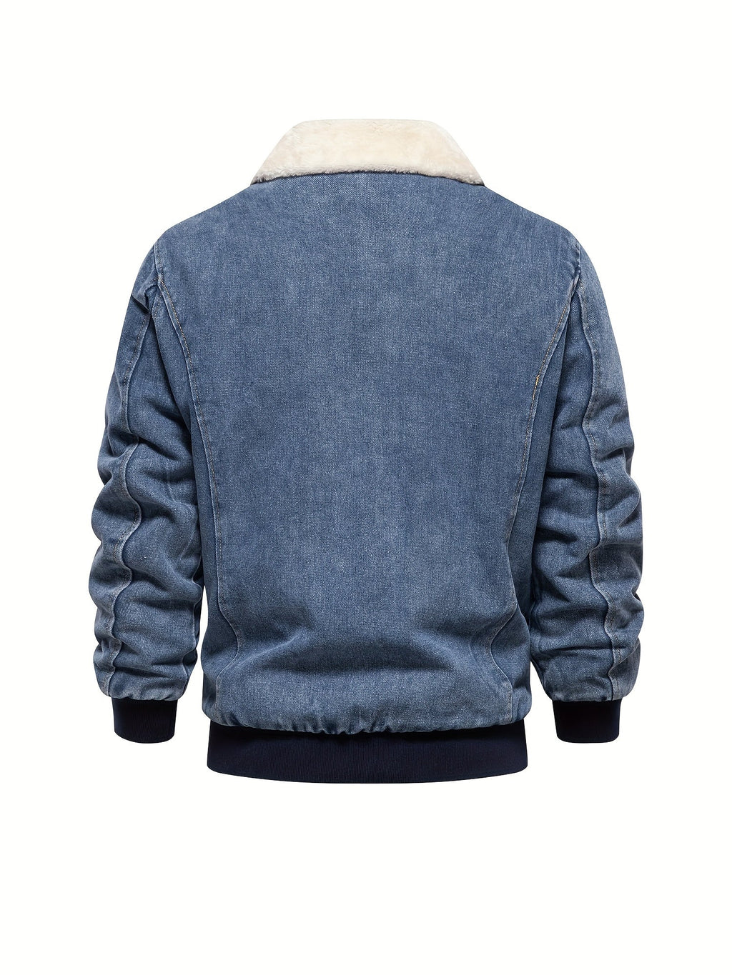 Lucas - Giacca in denim-pile da uomo