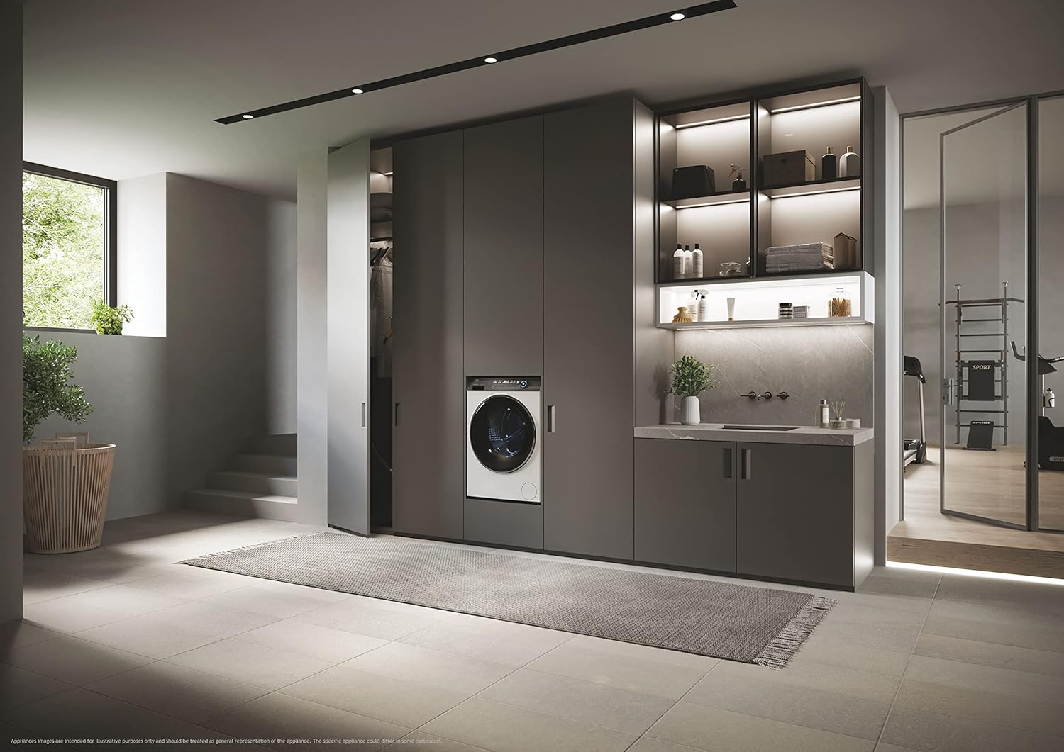 Lavasciuga Haier I-PRO SERIE 7 HWD80-B14979 / 8 kg Lavaggio / 5 kg Asciugatura / Motore Direct Motion - estremamente silenzioso / Cesto XL / Programma vapore I-Refresh / Protezione completa dall'acqua