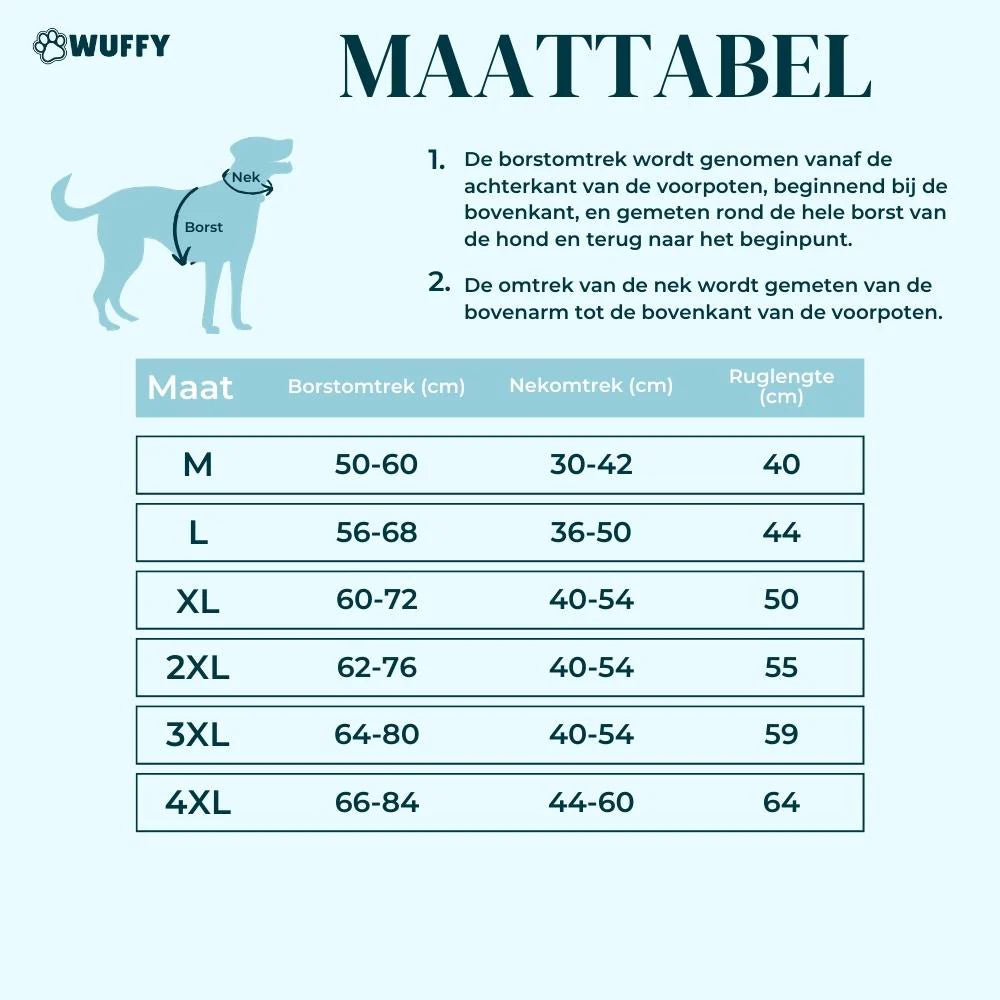 Wuffy - Wasserdichte Winterjacke für Hunde | Warm und Bequem bei jedem Wetter