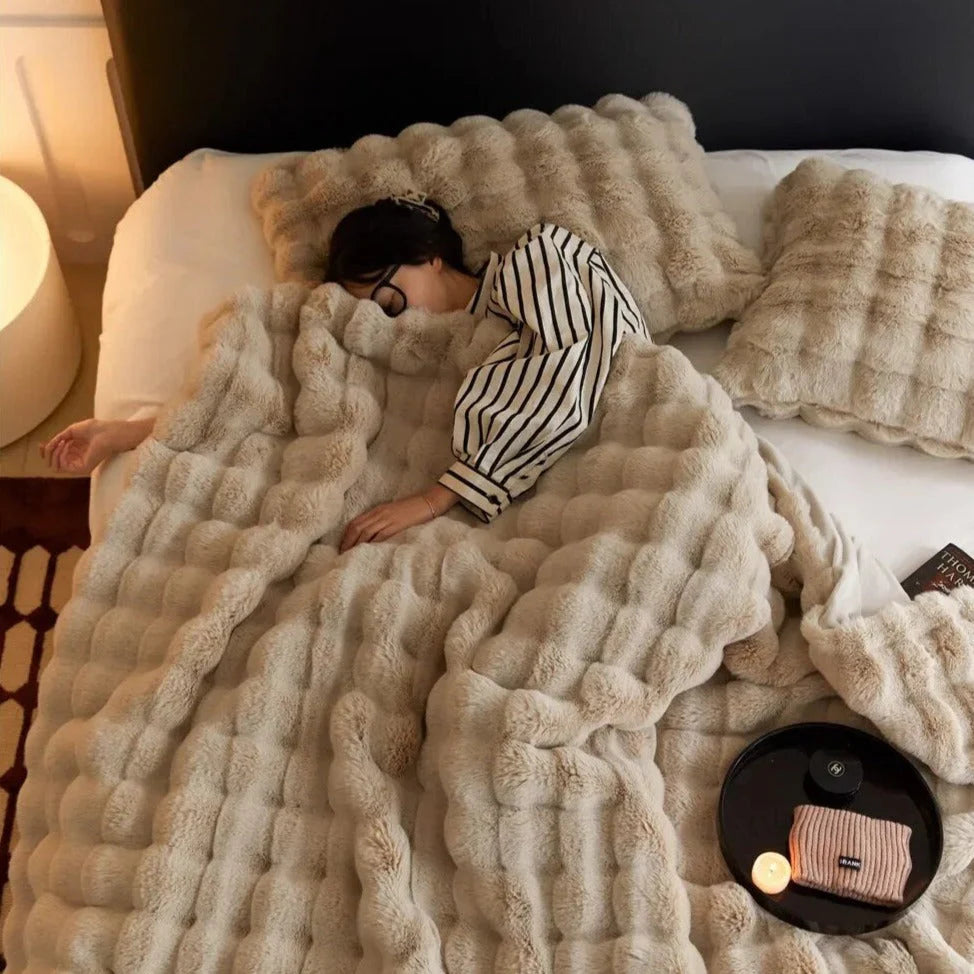 SoftWoolly - Calda Coperta in Morbida Lana