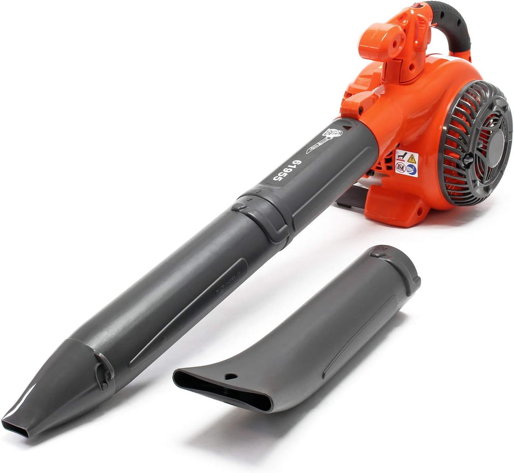 Wiltec Soffiatore per foglie 1,7 CV a zaino, Soffiatore per foglie a benzina con serbatoio da 1,2 l, Soffiatore per foglie a benzina utilizzabile con una sola mano, Soffiatore per foglie incl. ugelli