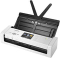 Brother ADS-1700W Kompakter und intelligenter Dokumentenscanner | Dokumentenzuführung | Automatisches Scannen | Wi-Fi/Wi-Fi Direct, Weiß/Schwarz