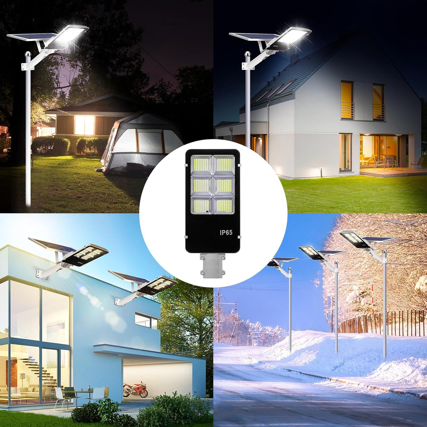 BTTO Solarlampen für Außen mit Fernbedienung,6500K Solar LED Strahler mit 180° Beleuchtungsbereich,IP65 Wasserdichte Dimmbare Solarleuchten Gärten,Wegeleuchten Outdoor für Wand Straße Garage