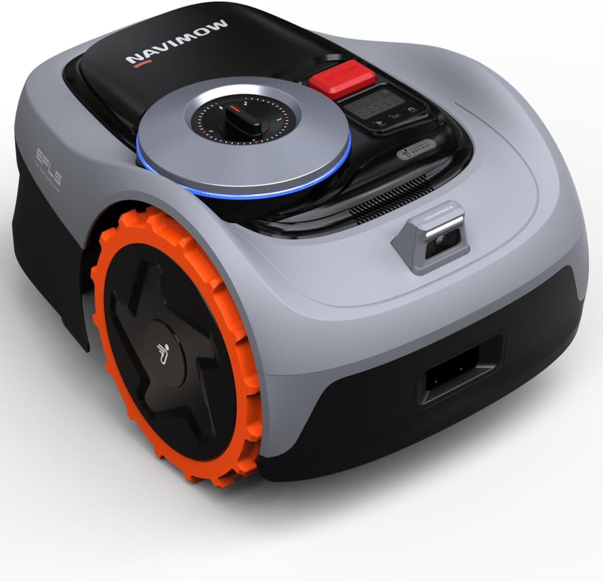 Navimow i105E Robot Rasaerba senza Filo, 500 m, Robot Tagliaerba RTK+Vision, Mappatura Automatica AI, Confine Virtuale, Gestione Multizona