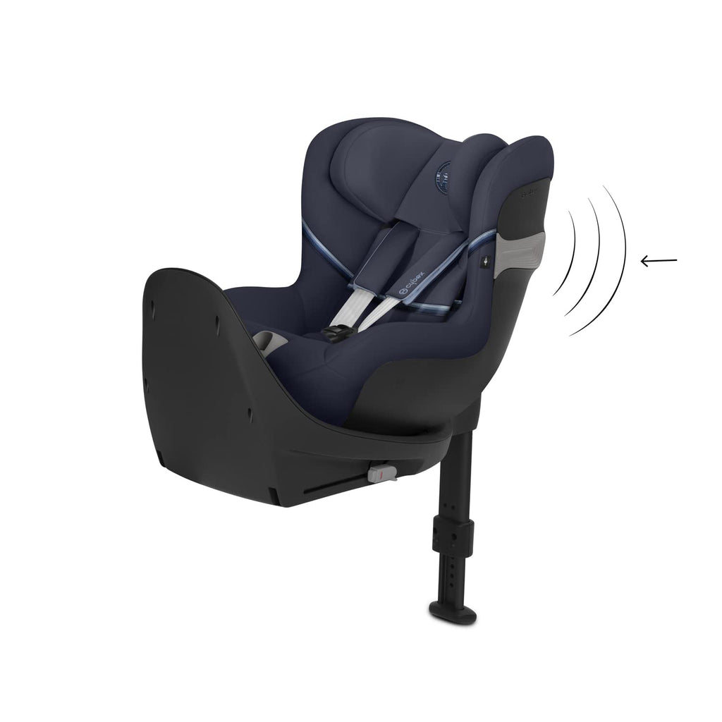 CYBEX Gold Kinder-Autositz Sirona S2 i-Size, Ab ca. 3 Monaten bis 4 Jahren, Max. 18 kg, SensorSafe kompatibel, Granite Black