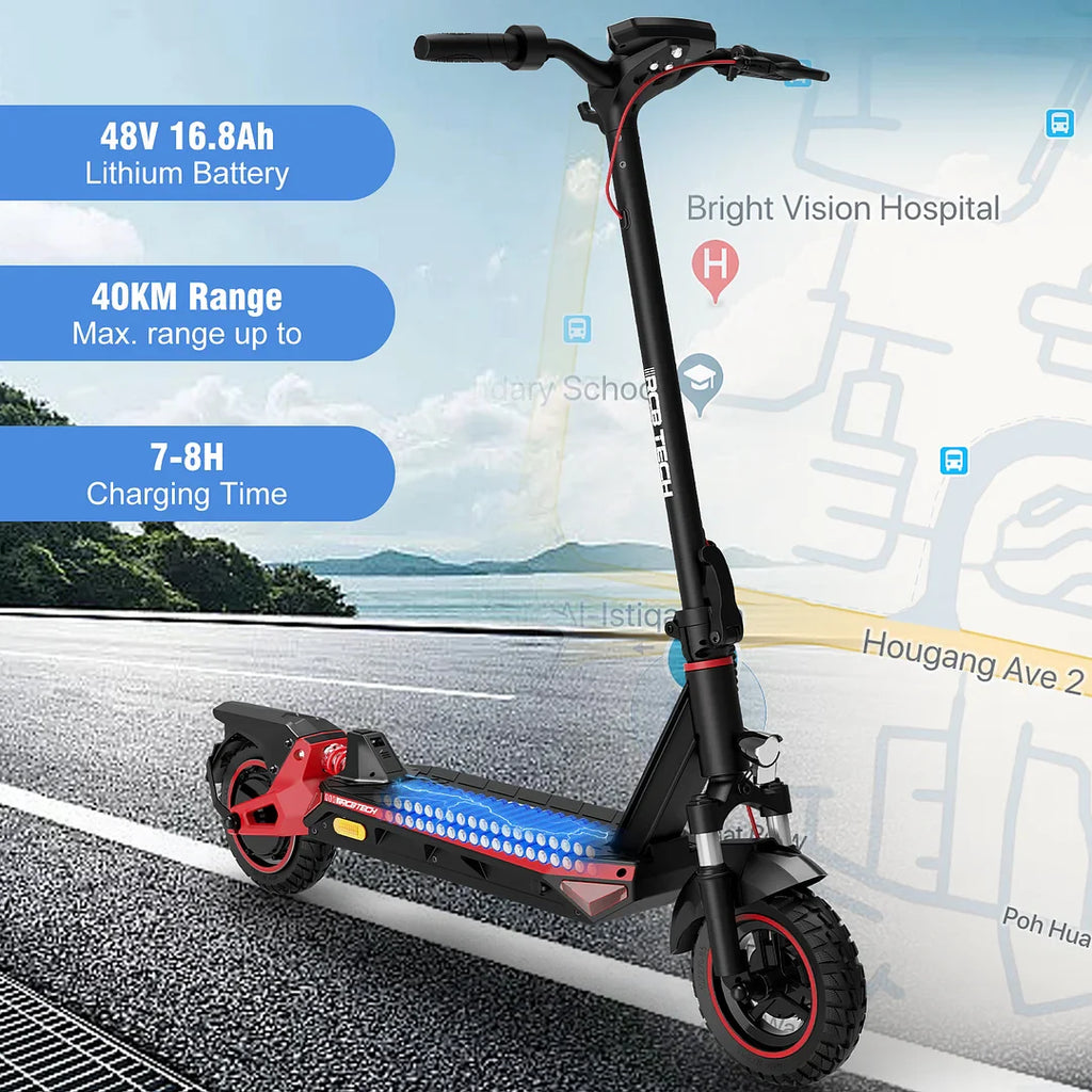 Monopattino Elettrico RCBTECH R10S – 16.8Ah, 500W, Integrazione APP